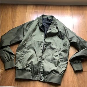 H&M Green Bomber Jacket